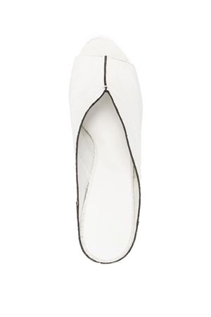 Tenerife 85mm leather mules DEL CARLO | 11725BIANCO